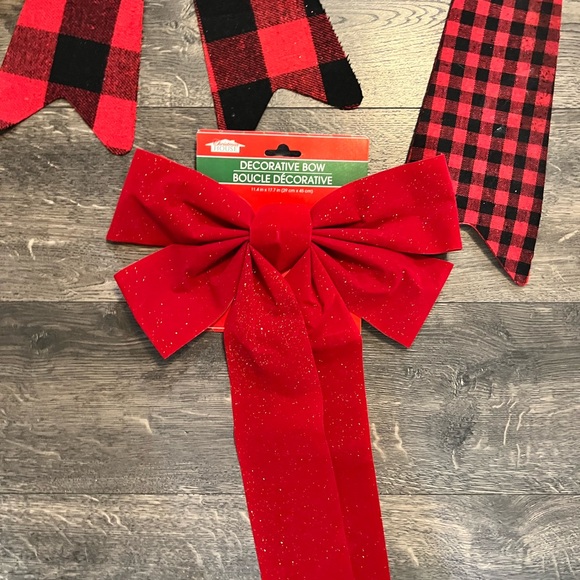 Lot of 11 Large Decorative Christmas Bows NEW - Picture 6 of 16